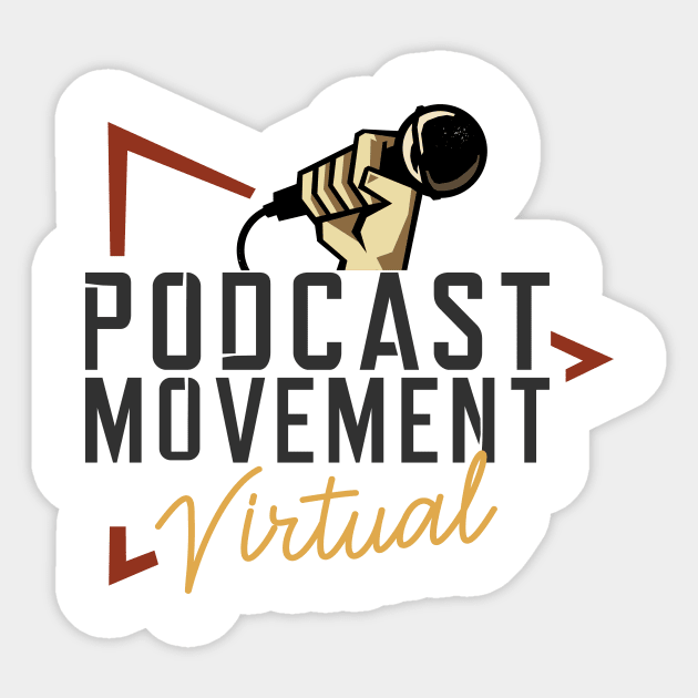 Podcast Movement Virtual - Dark Sticker by PodcastMovement